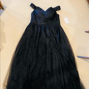 Black formal long dress-wedding/prom